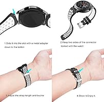 Yayuu Gear S3 Frontier/Classic Correa de Reloj, Reemplazo de Banda ...