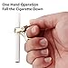 Cigarette Ring Holder Hands Free Smoking Clip On Rack Men & Women | Durable Gold Plated Alloy | 1 Hand Operation | Ideal Gadget for Console, PS4 PS3 Controller, Guitar Players and Driving (Gold)
