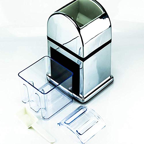 ZSQHD Zinnlegierung manuelle Eiscrusher Hand schütteln Eismaschine Eismaschine Eismaschine Teestube Maschine – Bild 6