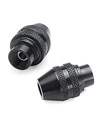 yakamoz Conjunto de herramientas de 2 piezas universal Multi Cambio Rápido portabrocas sin llave para Dremel 4486 giratorio 3000 4000 7700 8200
