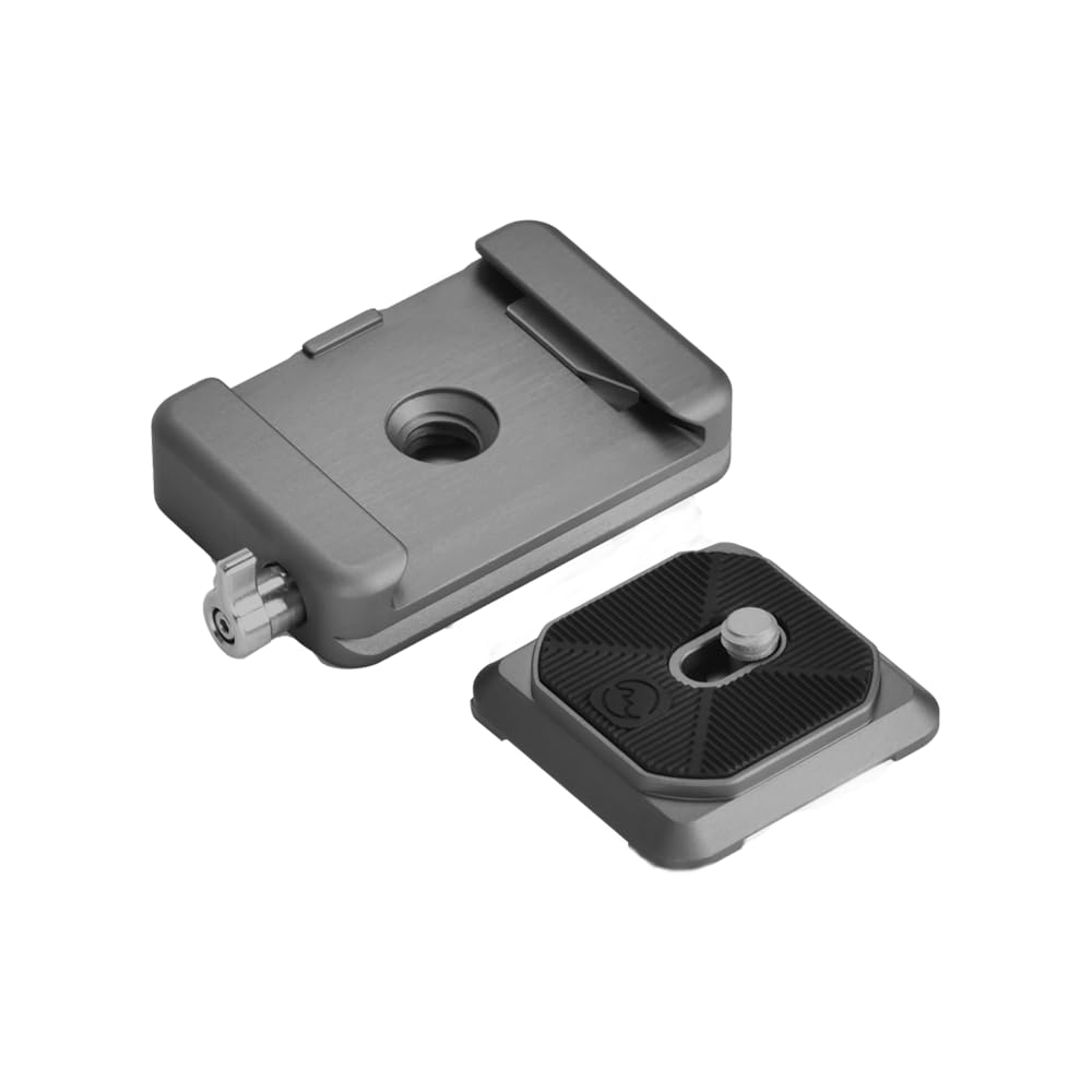SUNWAYFOTO 38mm SQC-38 Quick Release Arca Swiss Clamp and QR Plate Kit Provides Easier Mounting