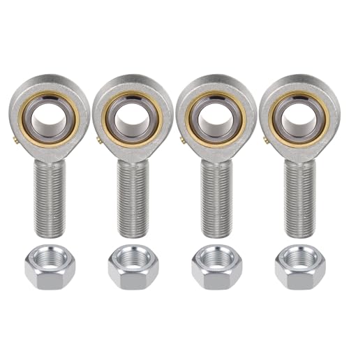 uxcell 4pcs POSB12 Male Rod End Bearing 3/4 Inch Bore and 3/4-16 Right Hand Thread, Self-Lubricating Joint Rod Ends, Includes Jam Nuts at Amazon