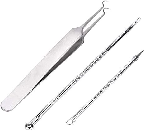 Daluci Acne Extractor Kit Blackhead Tweezers And Needle Pimple
