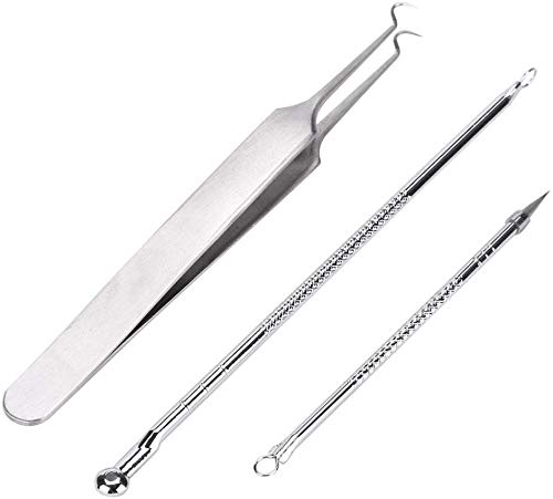 Daluci Acne Extractor Kit Blackhead Tweezers And Needle Pimple