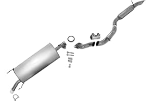 MAC AUTO PARTS Replacement Part For 06-12 Rav4 3.5L V6 Exhaust System Pipe & Muffler FWD or AWD All