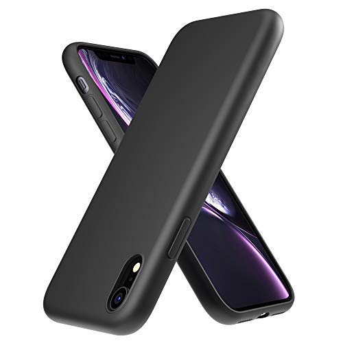iPhone XR Case, Moduro [MINIMALIST SERIES] Full Coverage Ultra Thin [1.5mm] Slim Fit Flexible TPU Case for iPhone XR (Matte Black)