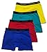 Calvin Klein Cotton Stretch Boys' Boxer Briefs (4 Pack) (Small / 6-7, Bright)