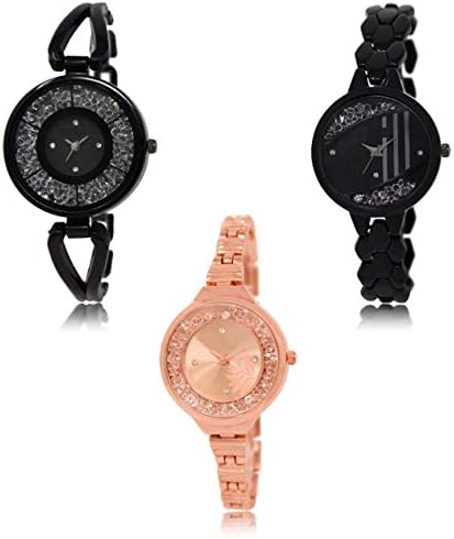 Vastrang Womens 3 Analog Watch Combo(Set of 3, VW-LR-211-221-225)