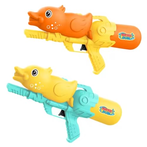 Storio Cute Duck Holi Pichkari Water Gun Toy for Kids for Holi with 25Ft Range |High Pressure Mechanism Ideal Outdoor Toy for Pool & Beach Fun 2