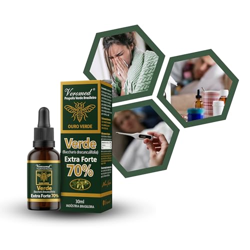 Kit 3x Extrato Própolis Verde Brasileiro Extra Forte 70% Veromed 30ml