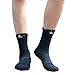 Belisy Mens Athletic Compression Crew Ankle Quarter Socks 6 Packs For Basketball & Running