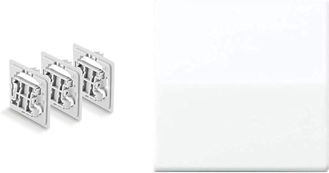 Smart Home 3tlg Unterputz Adapter Set fr Jung J2 Schalter Jung AS591WW Wippe fr SchalterTaster