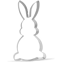 5 inch Easter Bunny Cookie Cutter - Stainless Steel