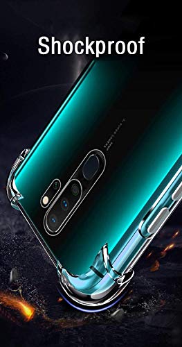 BuyFeb® Transparent Oppo A5 2020 / A9 2020 Mobile Soft Back Cover Case Compatible for Oppo A5 2020 & Oppo A9 2020