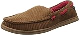 Dearfoams Men's Color Blocked Corduroy Moc Slipper