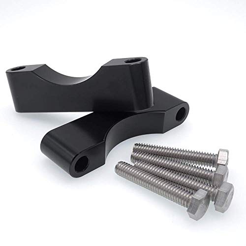 Black Front Fender Spacer Bracket Kit for 21'' Fender Fit 1997-2013 Harley Touring Electra Glide Road King Street Glide FLT FLH Models - Thumbnail 3