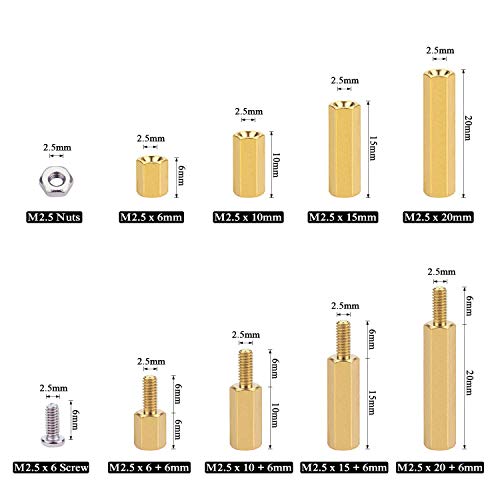 2 Sutemribor+Female+Spacer+Standoff+Assortment