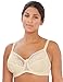 Glamorise Women's Plus-Size Satin and Lace Wonder Wire Bra