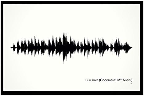 Lullabye (Goodnight, My Angel) - 11x17 Framed Soundwave print