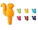 Wine Beverage Bottle Stopper Sealing Plugs Dedicated Cup Wine Glass Silicone Label Marker Squirrels set of 7