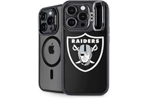 Skinit Kickstand Phone Case Compatible with iPhone 13 Pro Max - Officially Licensed NFL Las Vegas Raiders Large Logo Design