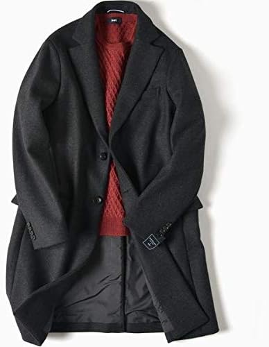 Amazon シップス メンズ Ships Sc スーパー140 S メルトン ロング チェスターコート ダークグレー Large コート ジャケット 通販