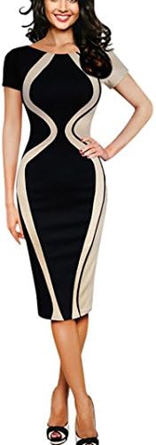 Women Bodycon Dress Plus Size,Vanvler Ladies Short Sleeve {Pencil Mini Dress} Business Office Dress