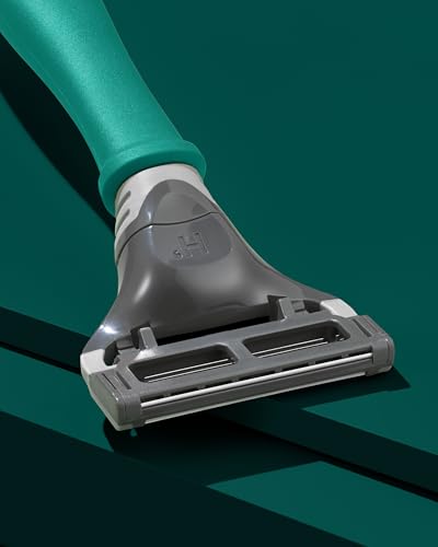 Harry\'s Original Razor for Men - Razor Handle and Blade Cartridge - Stocking Stuffer for Men - German Engineered Blades- Holiday Green Edition