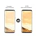 XKAUDIE DWC004 Galaxy S8 Plus Tempered Glass Screen Protector, 9H Hardness [Ultra Clear] No Foam [Scratch] [for] Samusung Galaxy S8 Plus Clear