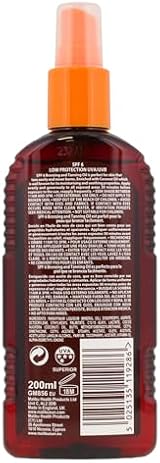 Malibu Sun SPF 6 Bronzing Tanning Oil with Coconut Oil 200ml Water Resistant view 2