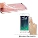 JAHOLAN iPhone 7 Plus Case, iPhone 8 Plus Case Amusing Whimsical Design Clear TPU Soft Case Rubber Silicone Skin Cover for iPhone 7 Plus iPhone 8 Plus - Paper Airplane
