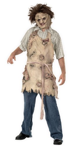 Adult Leatherface Apron Of Souls Halloween Costumes - Rubie's Costume Texas Chainsaw Massacre Deluxe