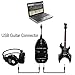 【The Best Deal】OriGlam Guitar To USB Interface Link Audio Cable Adapter Connector Instrument for PC/MAC Computer Recording, USB Guitar Link for Windows XP, Vista, 7 (32 or 64 bit versions)