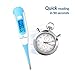 Easy@Home Digital Basal Thermometer with Large Blue Backlight LCD Display, 1/100th of a Degree High Precision and Memory Recall, for Ovulation Tracking and Natural Family Planning,EBT-100