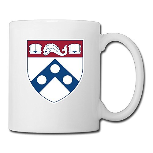Cool University Of Pennsylvania Ceramic Coffee Mug, Tea Cup | Best Gift
For Men, Women And Kids - 13.5 Oz, White