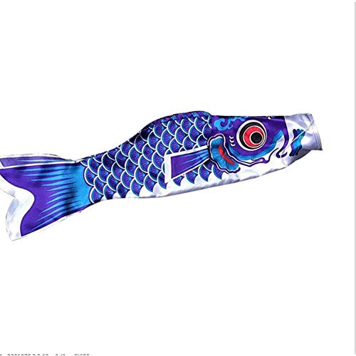 New 5 Colors 55cm Waterproof Japanese Carp Windsock Streamer Hanging Fish Flag Decor Kite Koinobori For Children