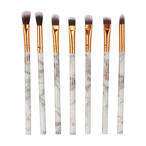 Perfect Best Gifts for Women!!! Jumberri 7Pcs Multifunctional Marble Makeup Brush Concealer Eyeshadow Brushes Set Makeup Tool Kit Cosmetic