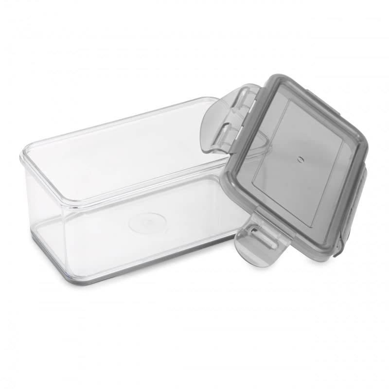 Genius Nicer Dicer Speed Set 9-tlg Multihobel - Gemüseschneider Gemüsehobel mit 3 Einsätzen, Schneidguthalter & Auffangbehälter 550ml | Parmesanreibe, Juliennereibe und V-Hobel, Silber 8