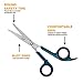 Yogo Pet Grooming Scissors Kit - 3 Round Tip Scissors Includes 1 Thinning Shears, 1 Facial (Face, Ear, Nose, Paw) and 1 Full Body Scissors - Professionally and Easily Groom Your Dogs, Cats and Pets