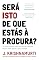 Livro Será Isto De Que Estás À Procura?
