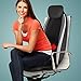 Gideon Luxury Full Back Shiatsu Massaging Cushion with Heat + Vibration/Powerful Deep Kneading + Multi Vibrating Points – Massage Full Back, Upper Back, Lower Back or Pinpoint Precise Massage Spot