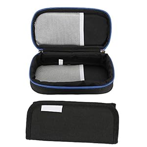 Diabetic Supplies Travel Case, Portable Diabetic Insulin Organizer Cooler Bag Care Cool Bag Pack For Traveling Glucose Meter and other Diabetic Supplies(Black)