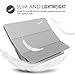 MoKo Case Fit iPad Air - Slim Lightweight Smart Shell Stand Cover with Translucent Frosted Back Protector Fit Apple iPad Air 9.7