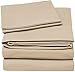 Utopia Bedding Twin Sheet Set – 3 Piece Bed Sheets for Twin Size Bed, Soft and Breathable Microfiber, Includes 1 Fitted Sheet, 1 Flat Sheet and 1 Pillowcase (Beige)