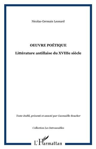 Oeuvre poétique