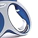 Flexi Vario Retractable Dog Leash (Tape), 26 ft, Large, Blue