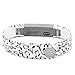 Humenn Alta Wristband for Teen for Fitbit Alta Fitnees Tracker Large Black and White Music Note