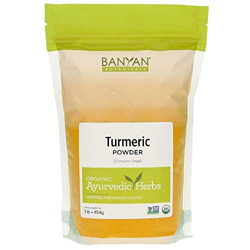 Banyan Botanicals Turmeric Powder - USDA Organic, 1 lb - Curcuma longa - Traditional Cooking Spice That Promotes…