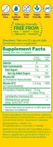 CULTURELLE PROBIOTIC CAPSULES FOR HEALTHY METABOLISM & WEIGHT MANAGEMENT (AGES 18+) – 30 COUNT – HELPS MANAGE WEIGHT & PROMOTE METABOLISM OF FATS, CARBS & PROTEINS – CAFFEINE-FREE