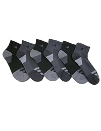 adidas 5143592A - Calcetines acolchados para hombre (6 pares, color negro   gris y blanco)